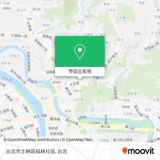台北市士林區福林社區地圖