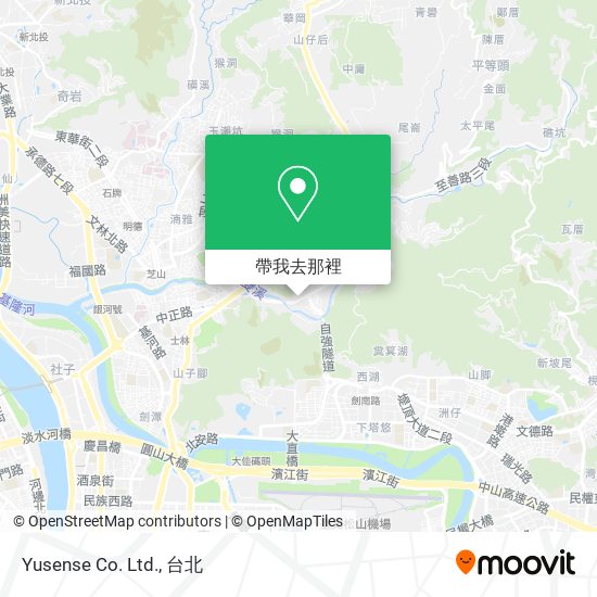 Yusense Co. Ltd.地圖