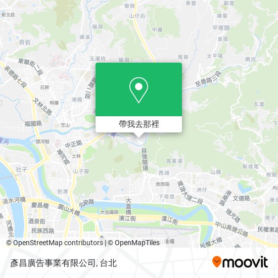 彥昌廣告事業有限公司地圖
