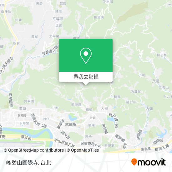 峰碧山圓覺寺地圖