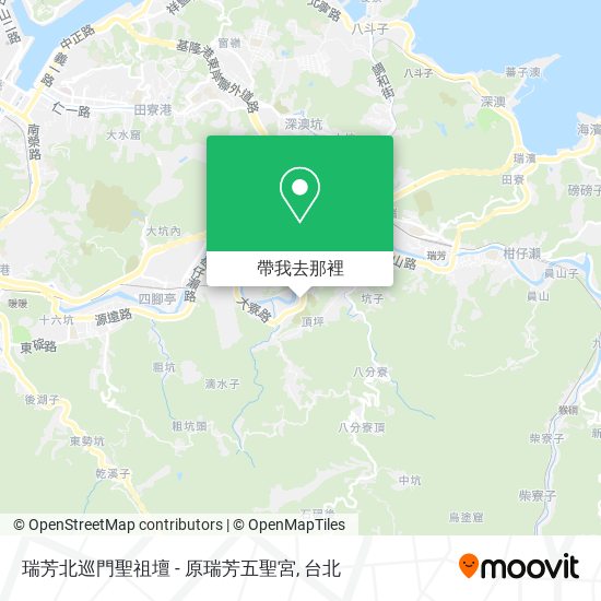 瑞芳北巡門聖祖壇 - 原瑞芳五聖宮地圖