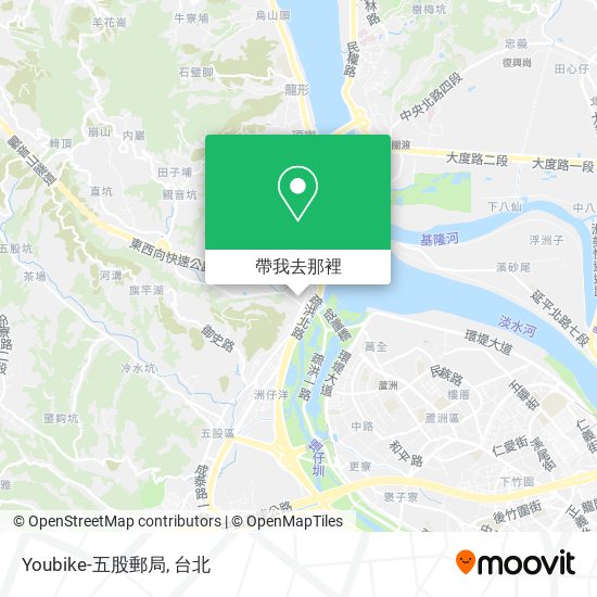 Youbike-五股郵局地圖