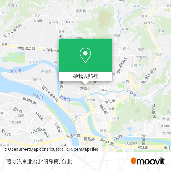 葳立汽車北台北服務廠地圖