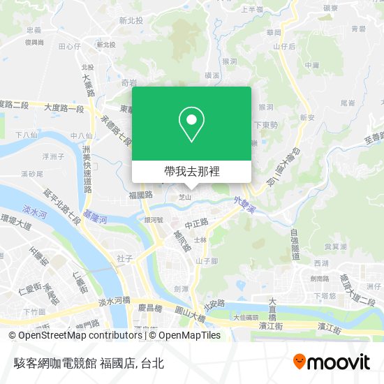 駭客網咖電競館 福國店地圖