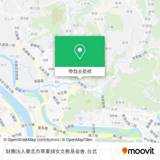 財團法人臺北市華夏婦女文教基金會地圖