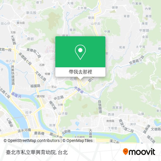 臺北市私立華興育幼院地圖