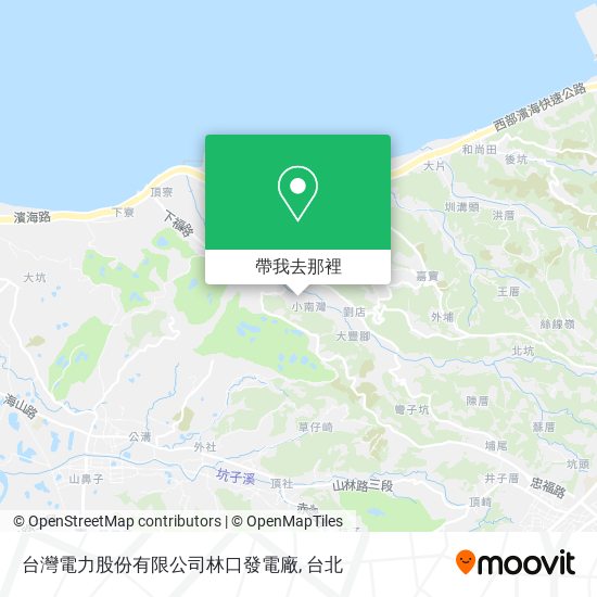 台灣電力股份有限公司林口發電廠地圖