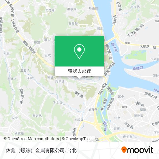 佑鑫（螺絲）金屬有限公司地圖