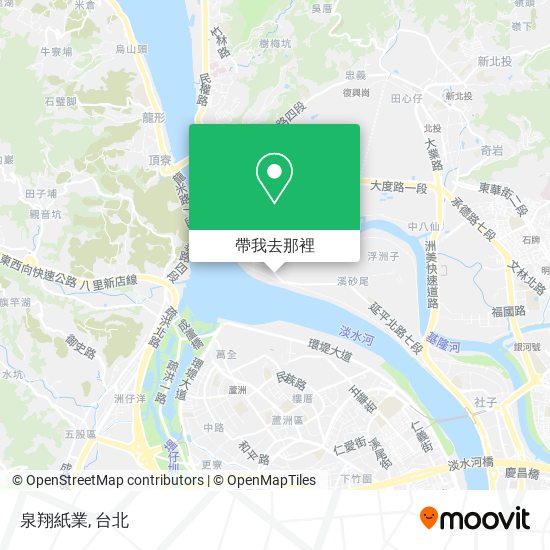 泉翔紙業地圖