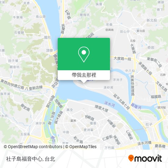 社子島福音中心地圖