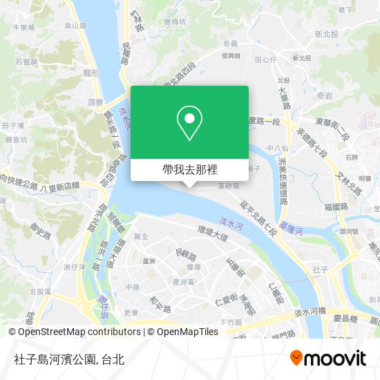 社子島河濱公園地圖