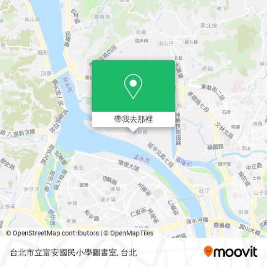 台北市立富安國民小學圖書室地圖