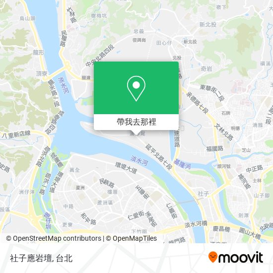 社子應岩壇地圖