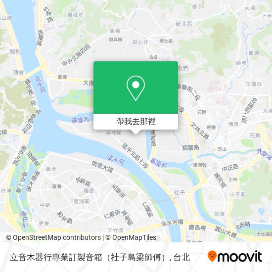 立音木器行專業訂製音箱（社子島梁師傅）地圖