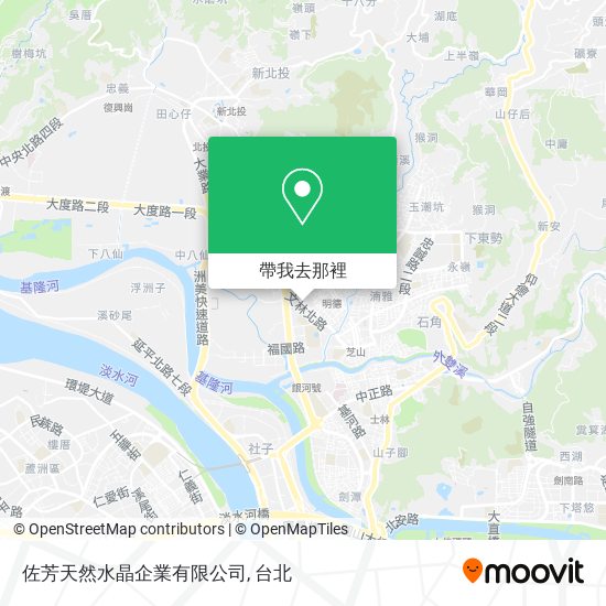 佐芳天然水晶企業有限公司地圖