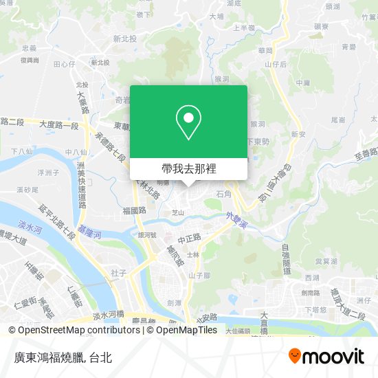 廣東鴻福燒臘地圖