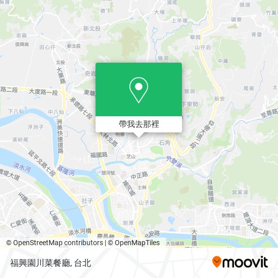 福興園川菜餐廳地圖