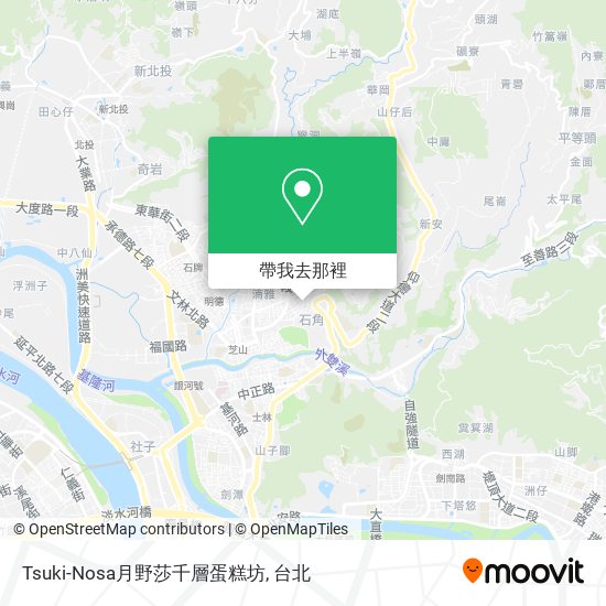 Tsuki-Nosa月野莎千層蛋糕坊地圖