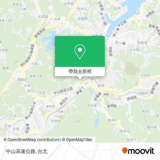 中山高速公路地圖