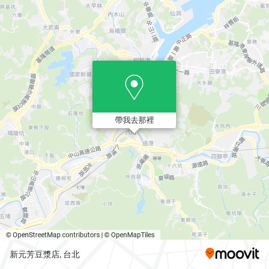 新元芳豆漿店地圖