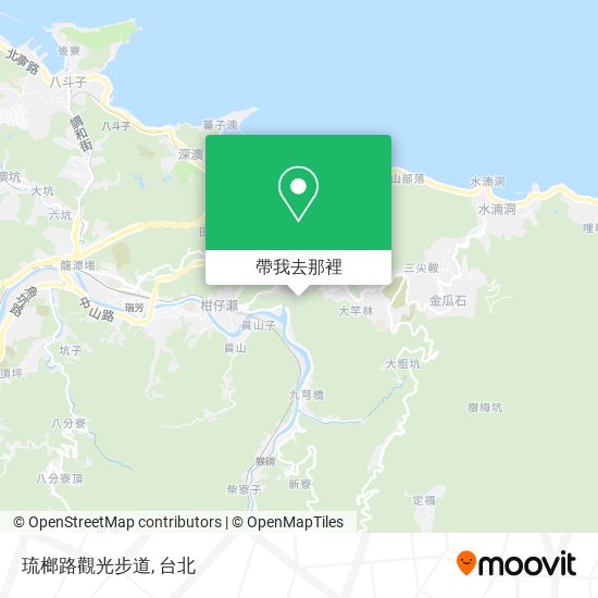 琉榔路觀光步道地圖