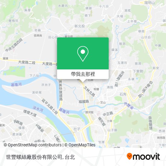 世豐螺絲廠股份有限公司地圖