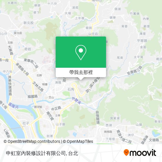 申虹室內裝修設計有限公司地圖