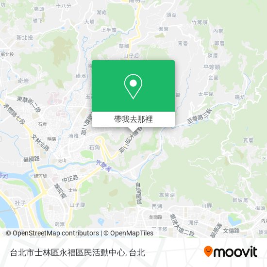 台北市士林區永福區民活動中心地圖