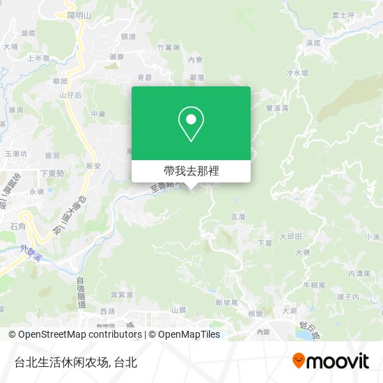 台北生活休闲农场地圖