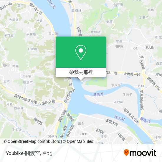 Youbike-關渡宮地圖