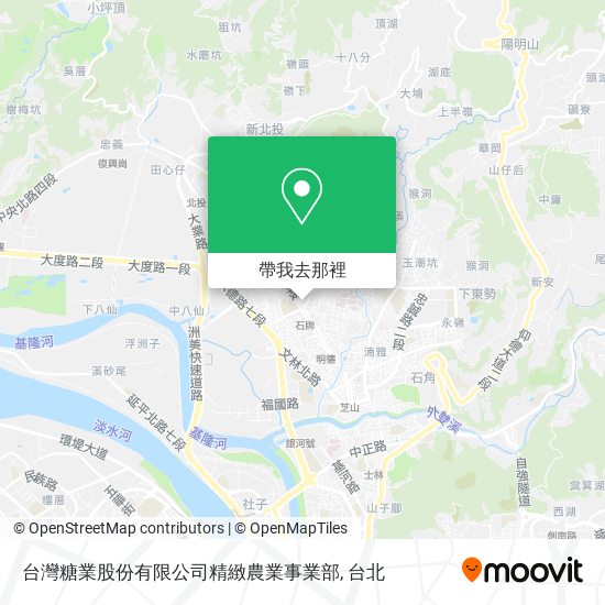 台灣糖業股份有限公司精緻農業事業部地圖