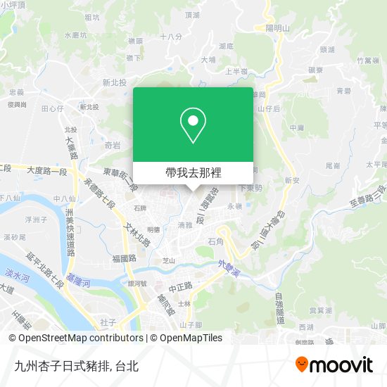 九州杏子日式豬排地圖