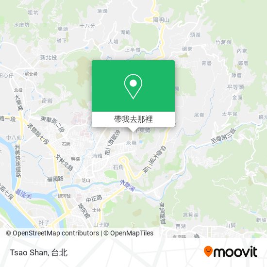 Tsao Shan地圖
