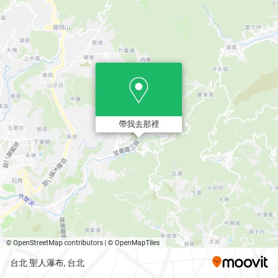 台北 聖人瀑布地圖