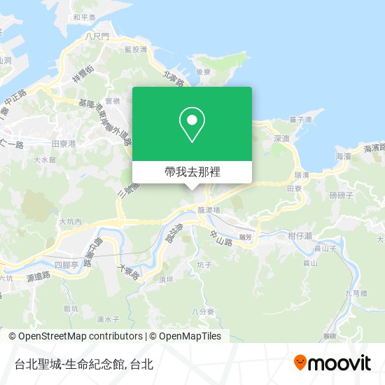 台北聖城-生命紀念館地圖