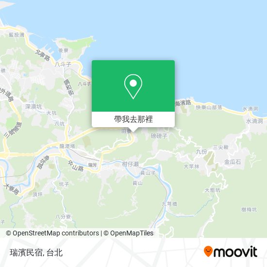 瑞濱民宿地圖