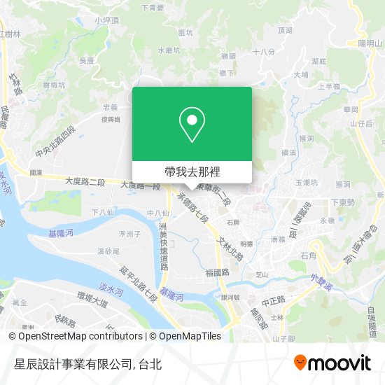 星辰設計事業有限公司地圖