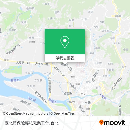 臺北縣保險經紀職業工會地圖