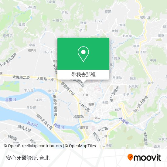 安心牙醫診所地圖