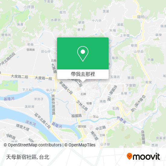 天母新宿社區地圖