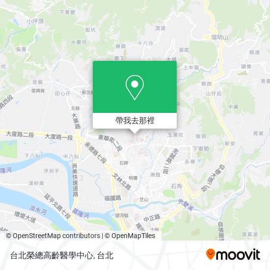 台北榮總高齡醫學中心地圖