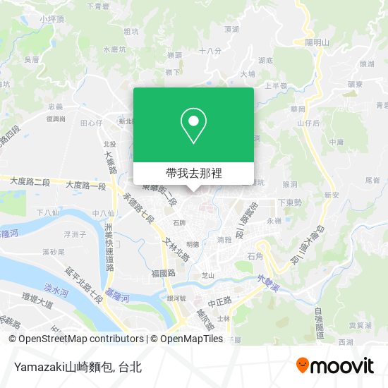 Yamazaki山崎麵包地圖