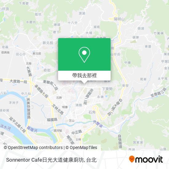Sonnentor Cafe日光大道健康廚坊地圖