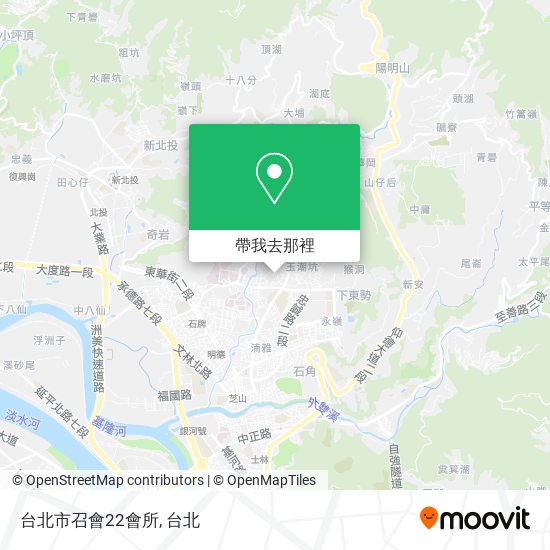 台北市召會22會所地圖