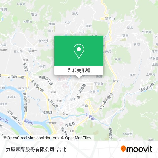 力屋國際股份有限公司地圖