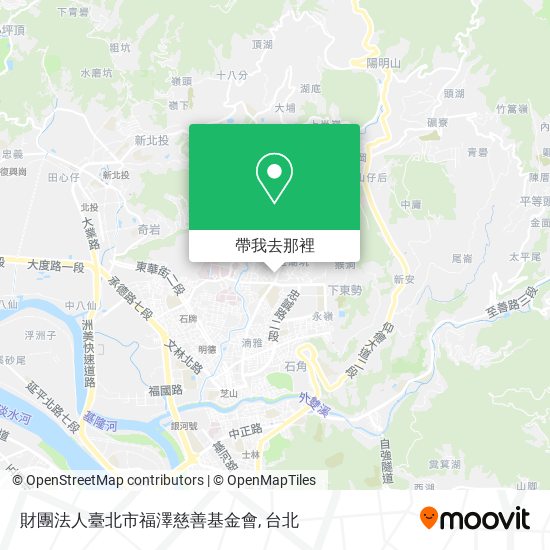 財團法人臺北市福澤慈善基金會地圖