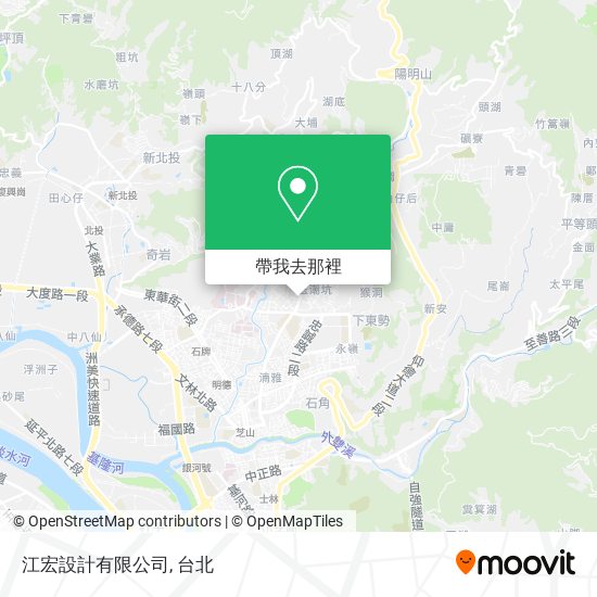 江宏設計有限公司地圖