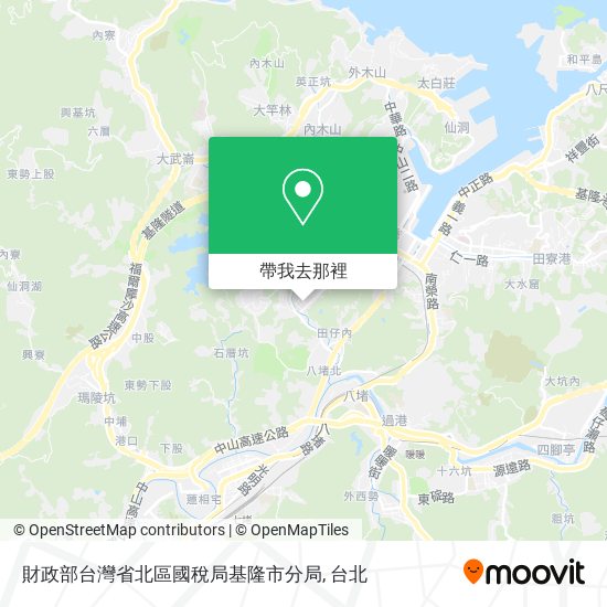 財政部台灣省北區國稅局基隆市分局地圖