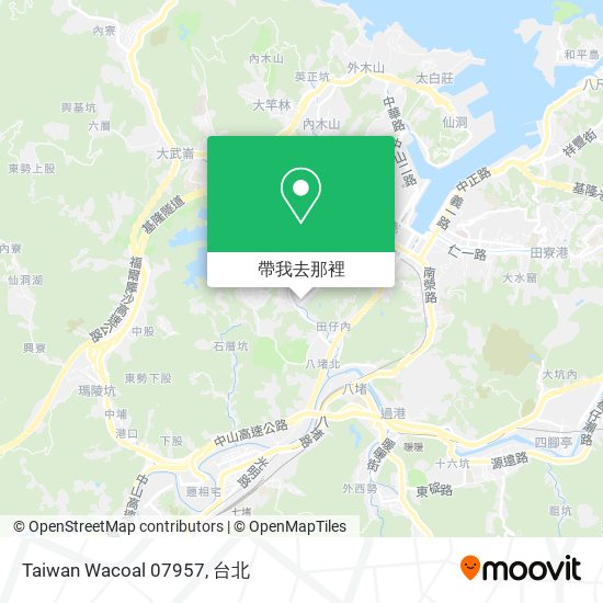 Taiwan Wacoal 07957地圖