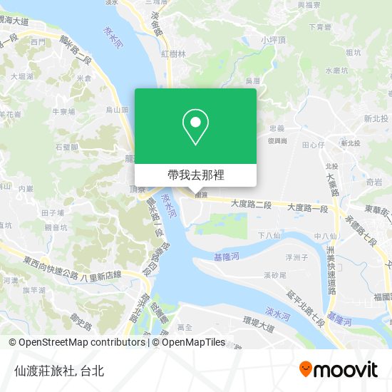 仙渡莊旅社地圖